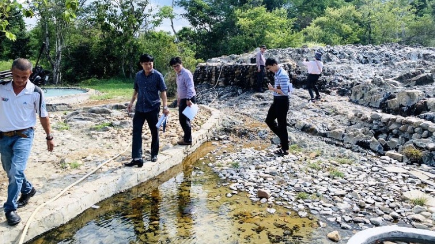 Suối khoáng nóng tại Khánh Hòa hoạt động không phép nhiều năm