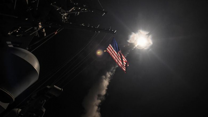 Căn cứ quân sự Mỹ tại Syria bị tấn công tên lửa