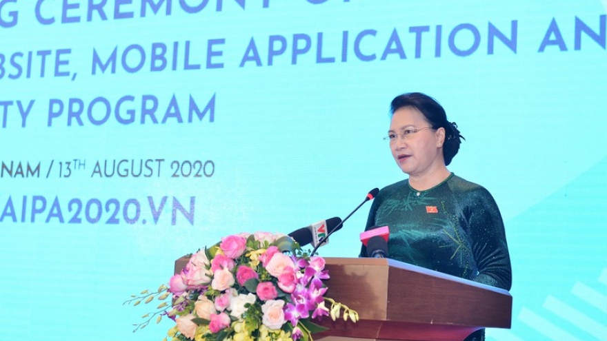 Chủ tịch Quốc hội dự Lễ công bố trang thông tin điện tử, bộ nhận diện AIPA 2020