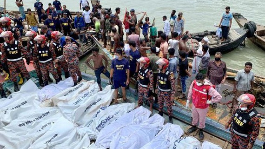 Chìm thuyền, ít nhất 10 người thiệt mạng ở Bangladesh