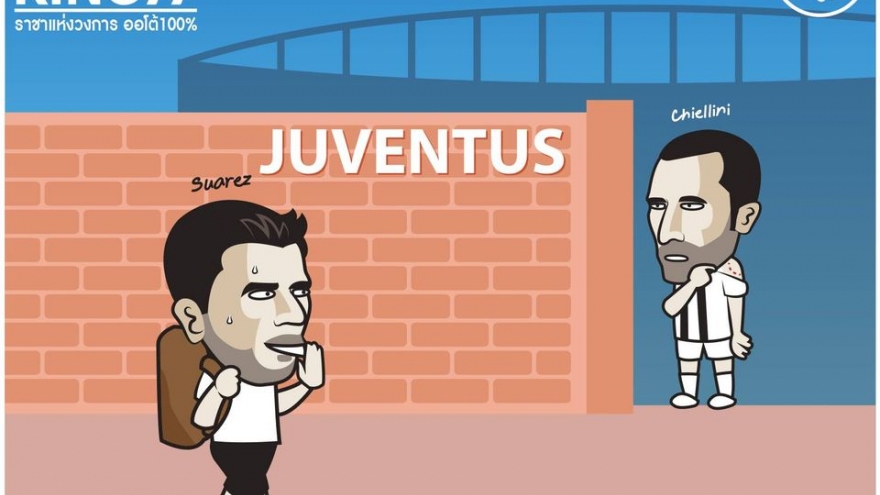 Biếm họa 24h: Ronaldo đi vào lịch sử, Chiellini chưa quên mối thù với Suarez