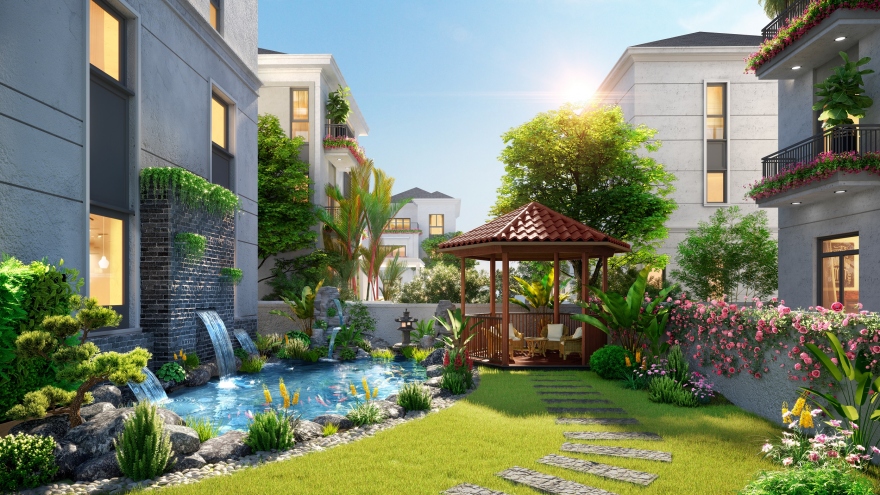 Chọn nhà phố vườn tại Aqua City để sống thư thái giữa đô thị tiện nghi