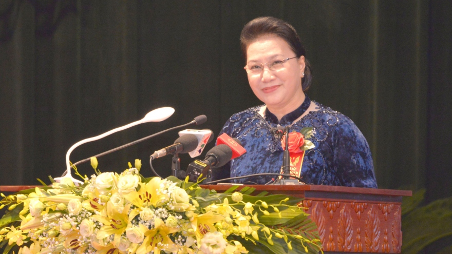 Chủ tịch Quốc hội dự Đại hội Thi đua yêu nước tỉnh Thái Nguyên