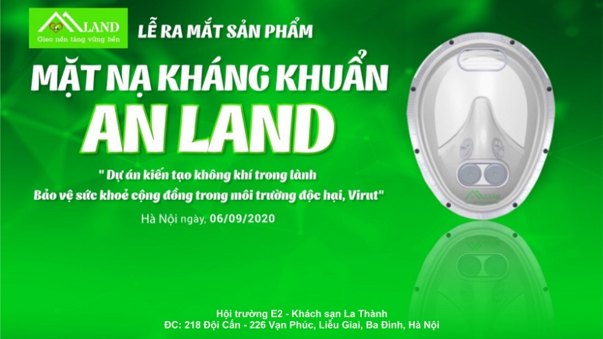 Ra mắt sản phẩm mặt nạ kháng khuẩn AN LAND