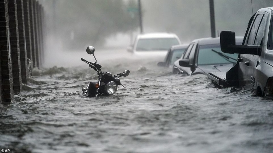 Bão Sally gây lụt lịch sử tại Mỹ, quật đổ cây cối, nhấn chìm đường phố trong biển nước