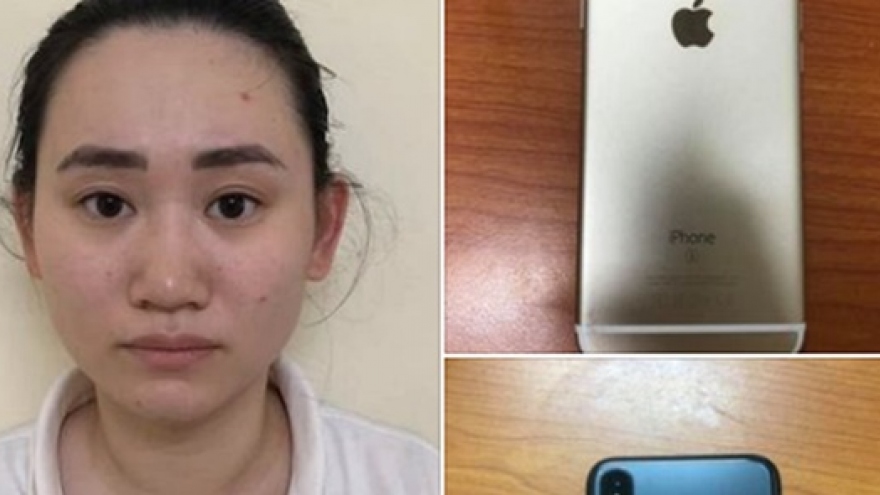 Nữ nhân viên bảo hiểm bị bắt vì trộm 2 điện thoại Iphone của bạn cùng phòng