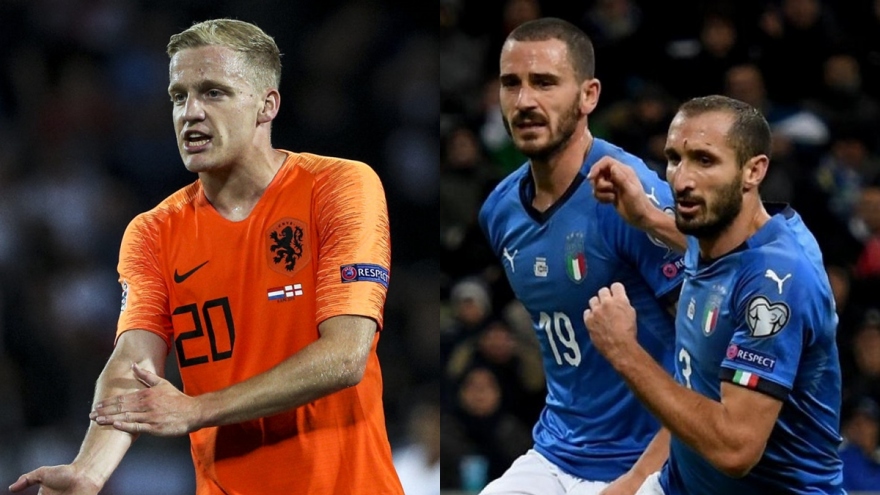 Hà Lan - Italia: Chờ xem Van De Beek đối đầu cặp "Giáo sư Havard"