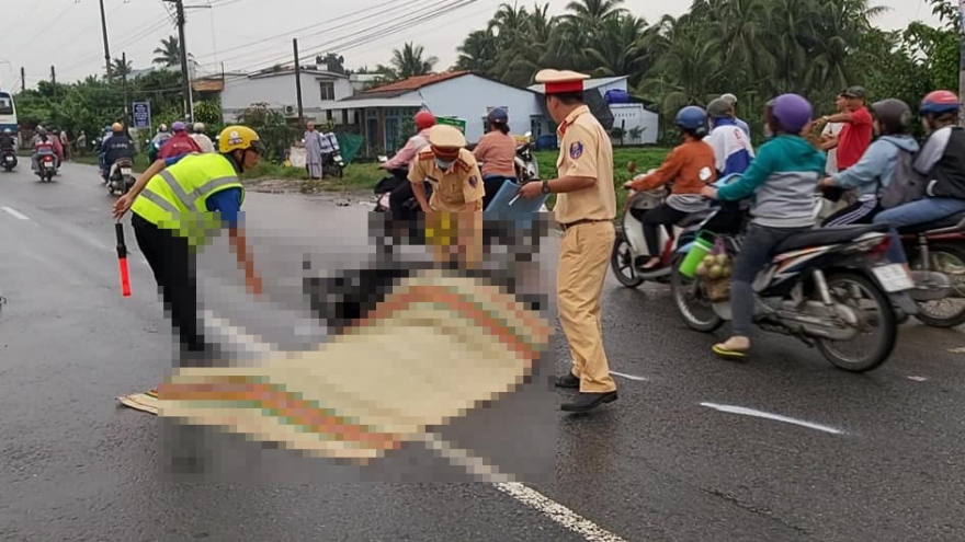 Tiền Giang: Tai nạn giao thông liên hoàn, một người tử vong tại chỗ