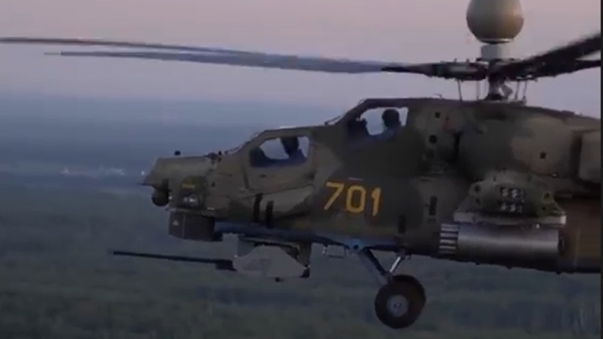 Video: Sức mạnh của trực thăng tấn công Mi-28 của Nga