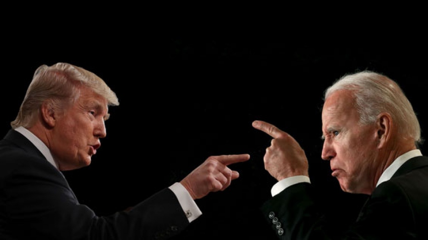 Bầu cử Mỹ: ông Donald Trump và ông Joe Biden đối đầu trong cuộc tranh luận đầu tiên