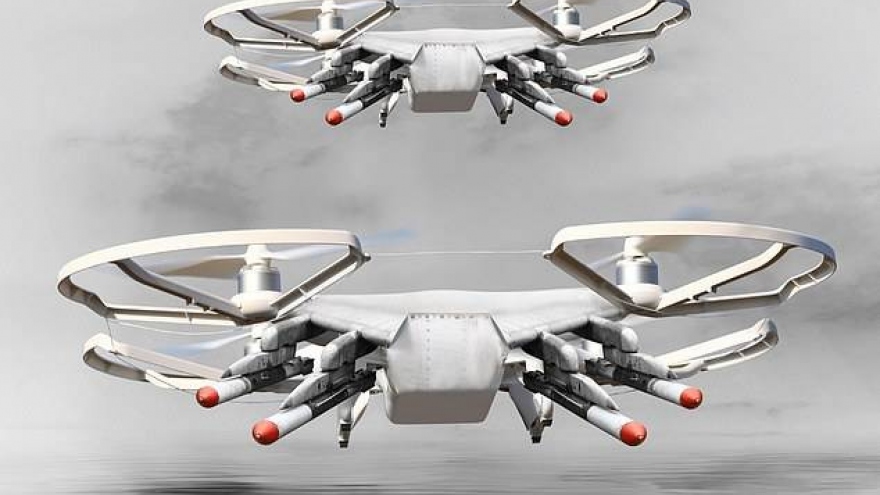 Anh phát triển UAV trang bị súng ngắn và trí tuệ nhân tạo