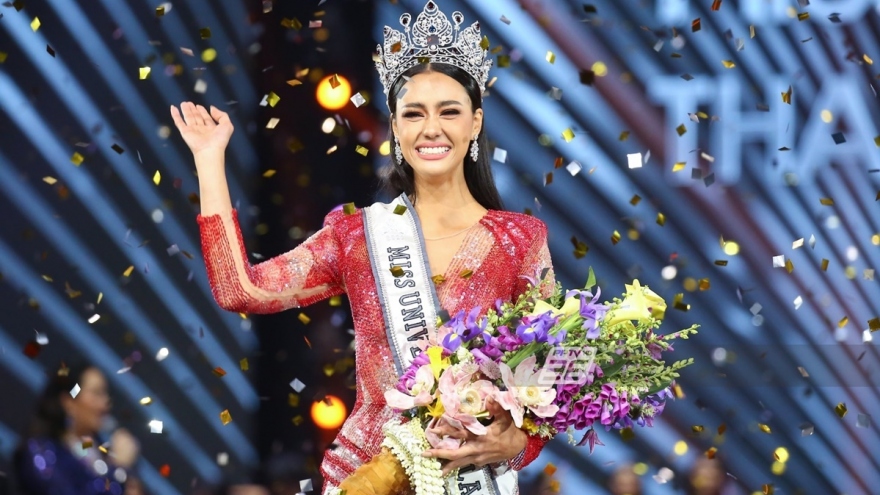 Nhan sắc hút hồn của tân Hoa hậu Hoàn vũ Thái Lan 2020