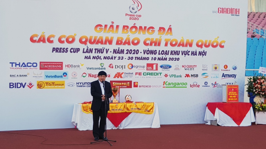 Tổng Giám đốc VOV Nguyễn Thế Kỷ tham dự lễ khai mạc vòng loại Press Cup 2020