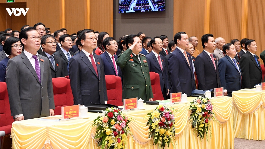 Đại tướng Ngô Xuân Lịch dự và chỉ đạo Đại hội Đảng bộ tỉnh Hà Giang