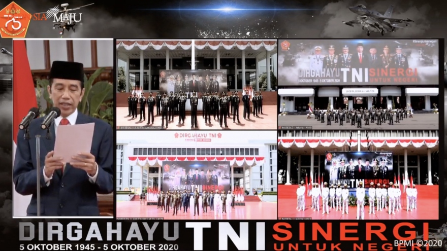 75 năm thành lập Quân đội quốc gia Indonesia: Lễ kỷ niệm trực tuyến do Covid-19