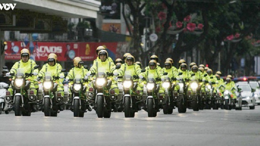Hà Nội phân luồng giao thông phục vụ Đại hội Đại biểu lần thứ XVII Đảng bộ Thành phố