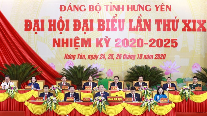 Ban Chấp hành Đảng bộ tỉnh Hưng Yên khóa mới gồm 52 uỷ viên