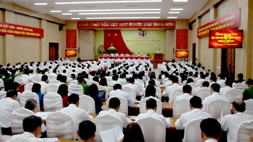 Khai mạc Đại hội đại biểu Đảng bộ tỉnh Kiên Giang lần thứ XI