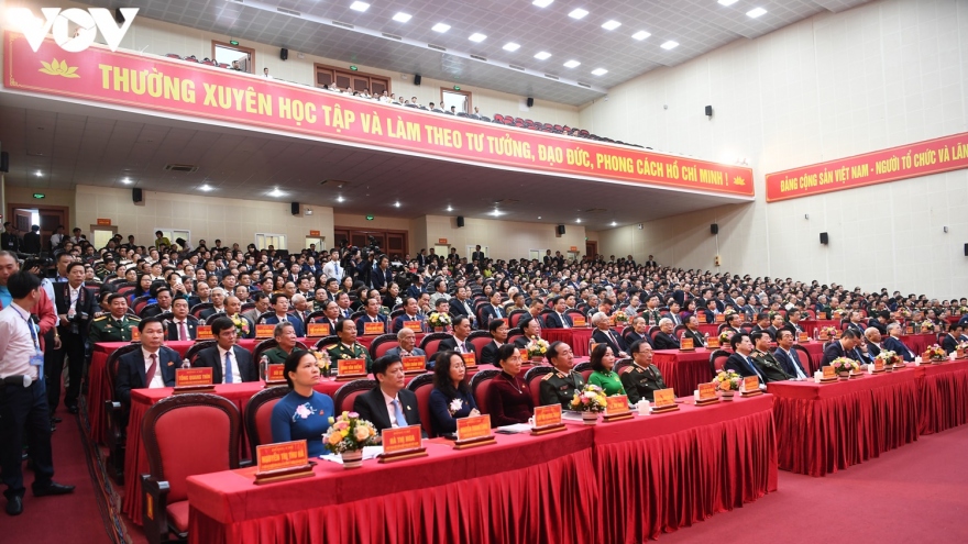 Khai mạc Đại hội Đảng bộ tỉnh Ninh Bình lần thứ XXII, nhiệm kỳ 2020-2025
