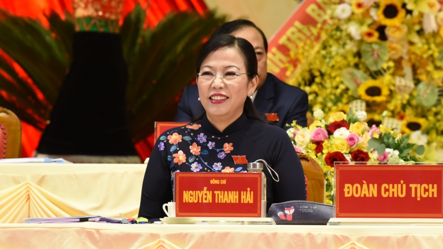 Bà Nguyễn Thanh Hải trúng cử Bí thư Tỉnh ủy Thái Nguyên