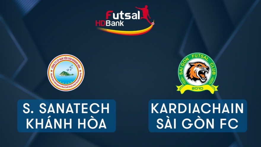 TRỰC TIẾP Savinest Sanatech Khánh Hòa vs Kardiachain Sài Gòn Giải Futsal HDBank 2020