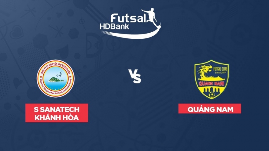 Xem trực tiếp Futsal HDBank VĐQG 2020: Sannatech Khánh Hòa - Quảng Nam