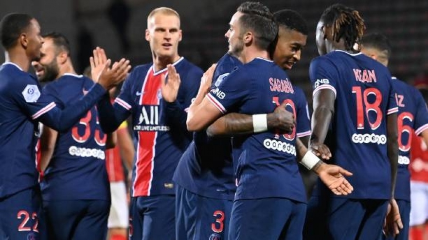 Thắng đậm Nimes ở Ligue 1, PSG chạy đà hoàn hảo trước "đại chiến" với MU