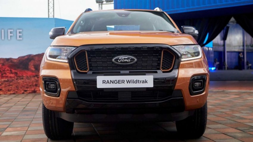 Cận cảnh Ford Ranger 2021 giá từ hơn 21.000 USD