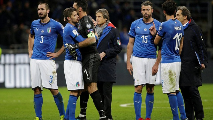 Ngày này năm xưa: ĐT Italy lần đầu lỡ hẹn World Cup sau 60 năm