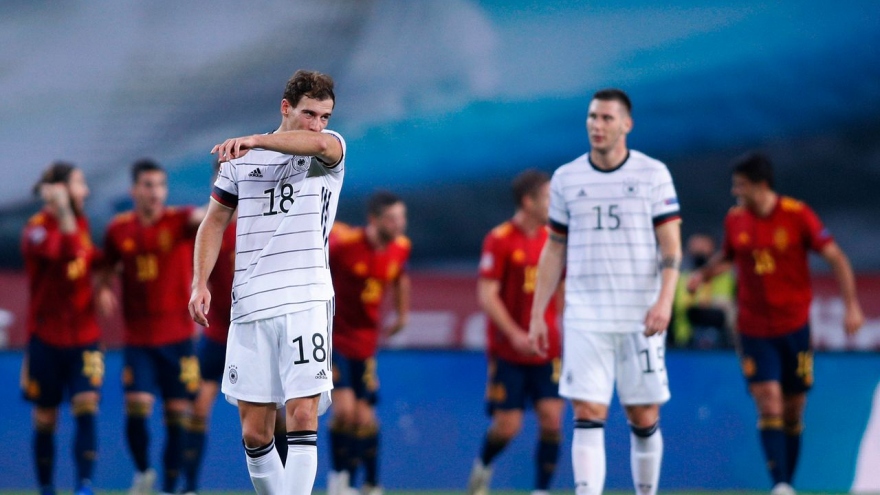 "Thảm bại" trước Tây Ban Nha, ĐT Đức nhận trận thua đậm nhất sau 89 năm
