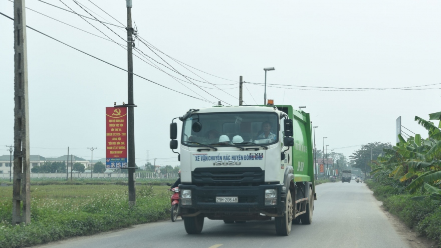Hà Nội kiểm tra phương tiện của 33 doanh nghiệp thu gom, vận chuyển rác 