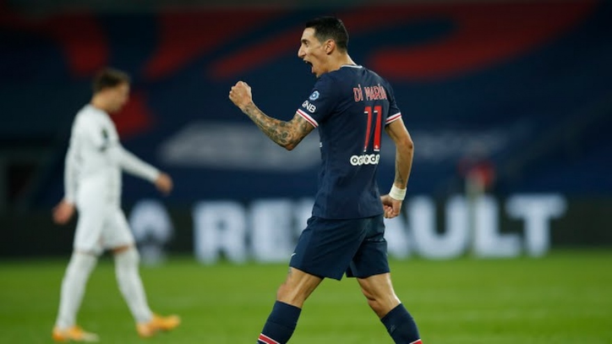 Di Maria chơi “lên đồng”, PSG thắng đậm Rennes