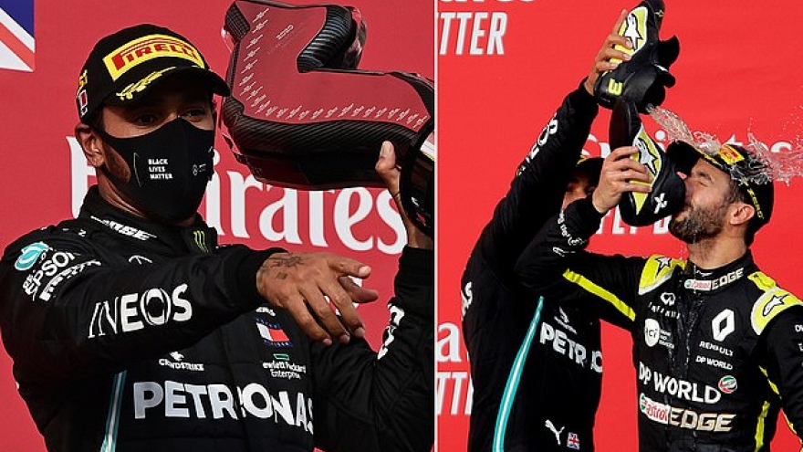 F1 chặng Emilia-Romagna GP: Hamilton giúp Mercedes lập kỷ lục vô địch 7 năm liên tiếp