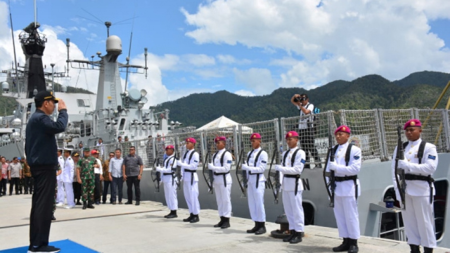 Indonesia chuyển cụm tác chiến đến Natuna đối phó căng thẳng Biển Đông
