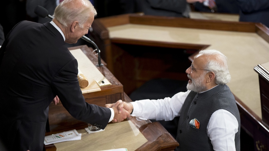 Ấn Độ chúc mừng Tổng thống đắc cử Mỹ Joe Biden