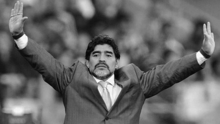 Dư luận thế giới tiếc thương huyền thoại bóng đá Diego Maradona