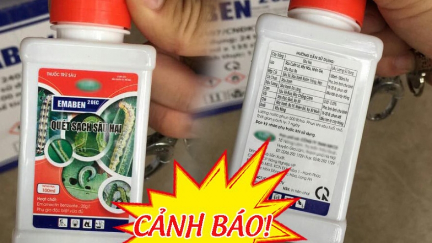 Bé 2 tuổi nhập viện vì uống nhầm thuốc trừ sâu