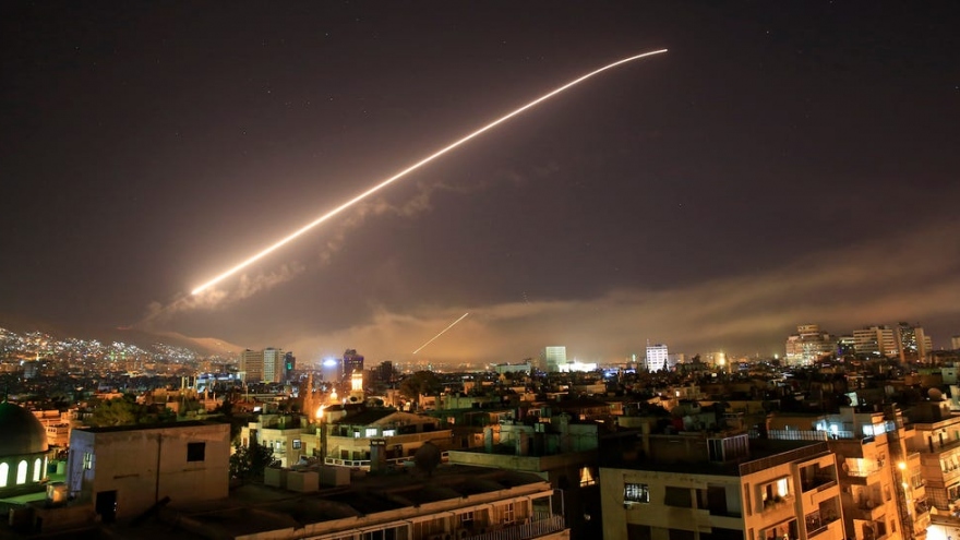 Máy bay chiến đấu Israel tấn công mục tiêu quân sự tại Syria