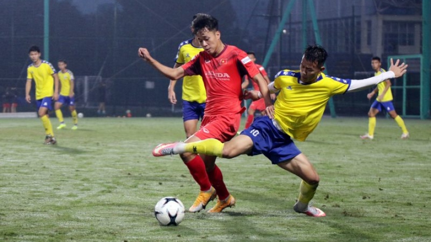 U22 Việt Nam thắng đậm U21 Nam Định trong trận đấu "dài kỷ lục"