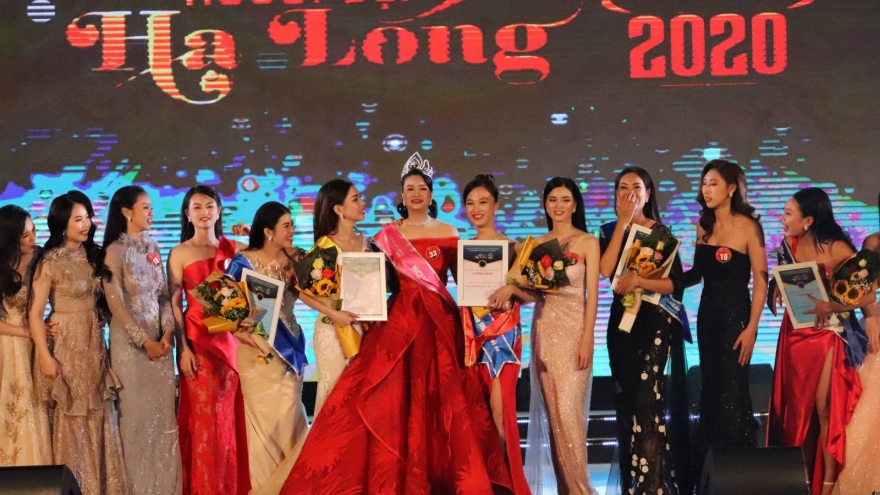 Trần Thị Mai đăng quang "Người đẹp Hạ Long 2020"