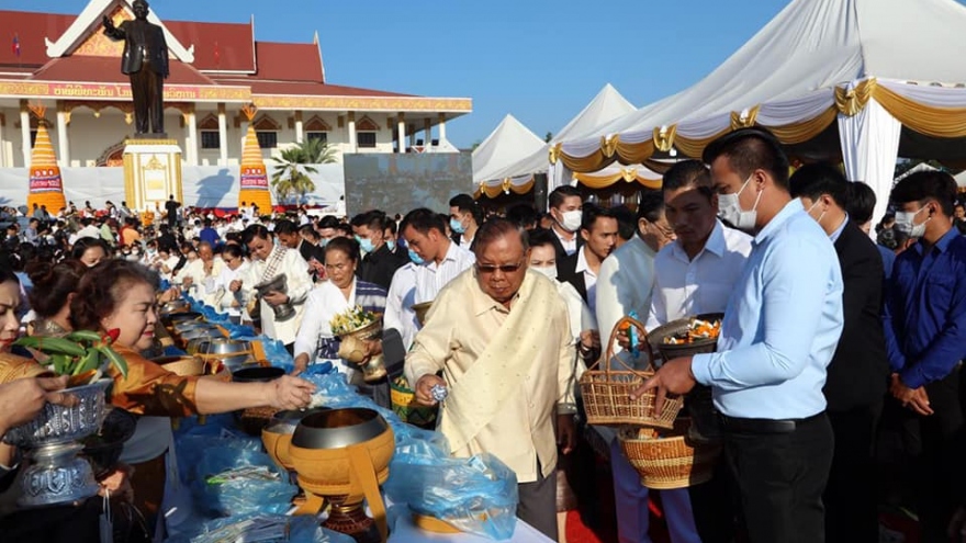 Lãnh đạo Đảng, Nhà nước Lào kỷ niệm 100 năm ngày sinh Chủ tịch Kaysone Phomvihane