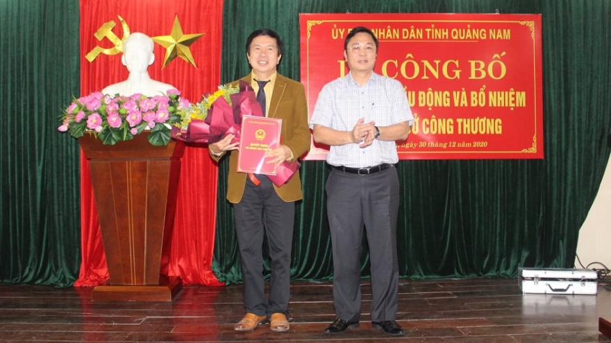 Ông Đặng Bá Dự giữ chức Giám đốc sở Công Thương tỉnh Quảng Nam