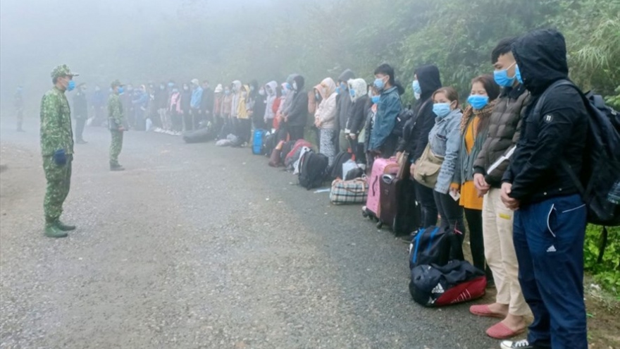 Hà Giang phát hiện, bắt giữ và cách ly 117 công dân nhập cảnh trái phép