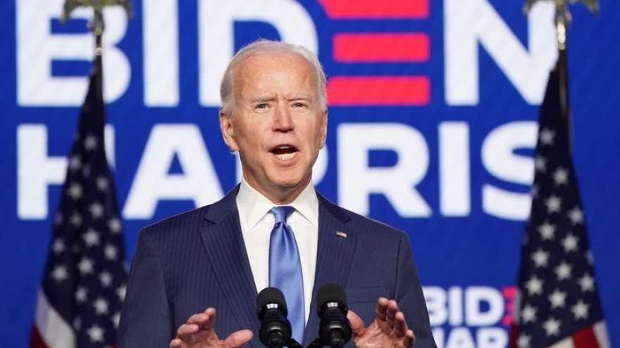Lãnh đạo Việt Nam gửi điện mừng Tổng thống đắc cử Hoa Kỳ Joe Biden