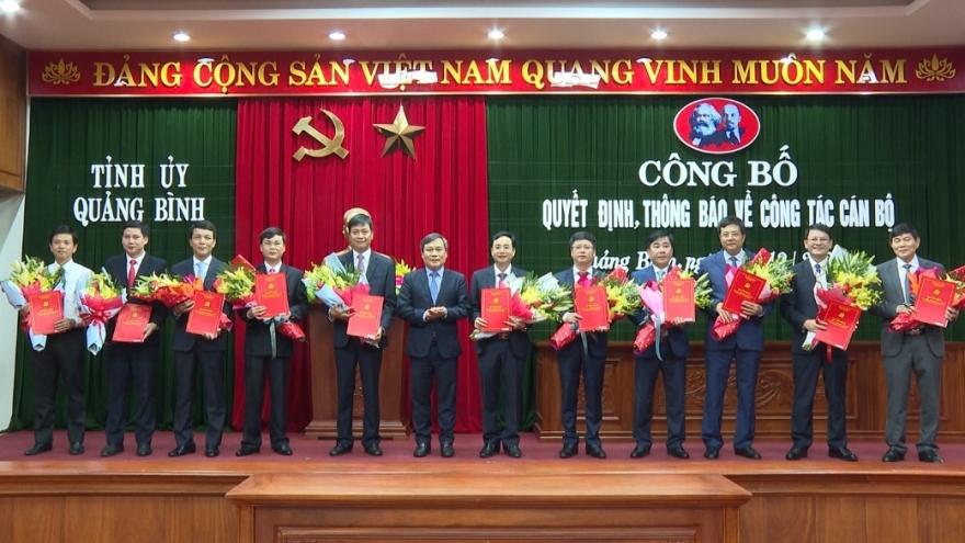 Điều động, bổ nhiệm các Giám đốc Sở, ngành tại Quảng Bình
