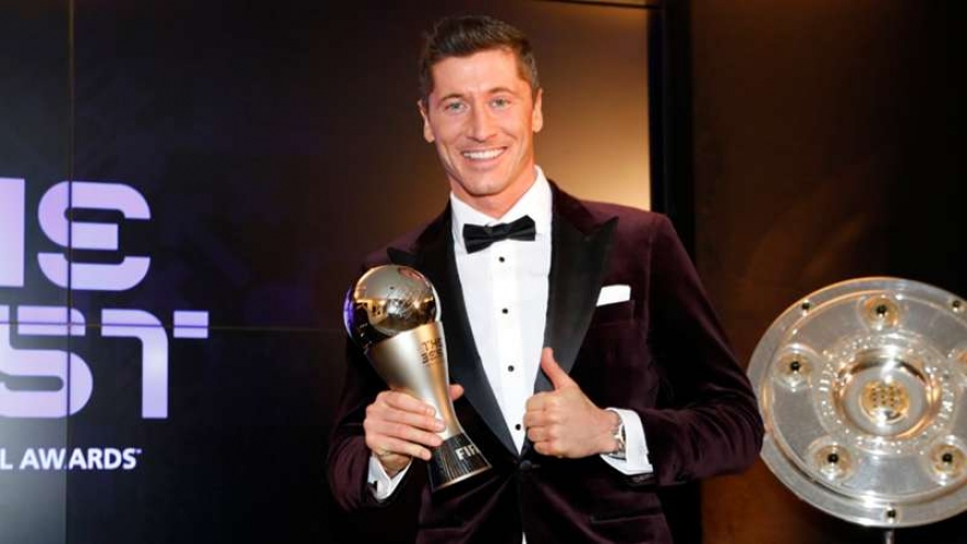 Lewandowski và HLV Klopp được vinh danh ở FIFA The Best 2020