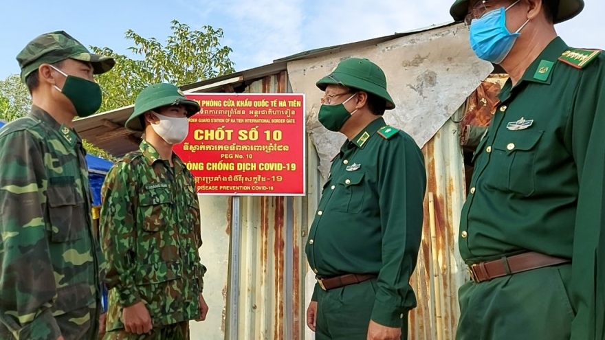 Bộ Tư lệnh BĐBP kiểm tra công tác phòng, chống dịch trên tuyến biên giới tỉnh Kiên Giang