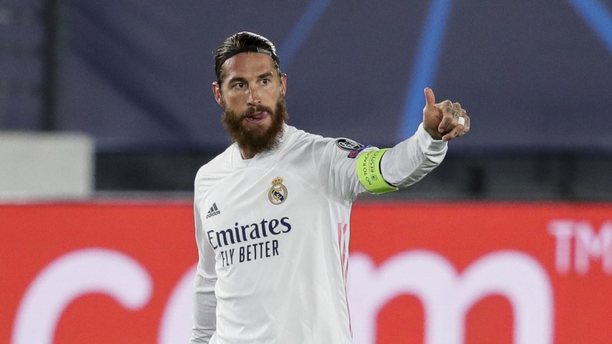 Sergio Ramos nghỉ trận đầu năm mới của Real Madrid vì lý do bất ngờ