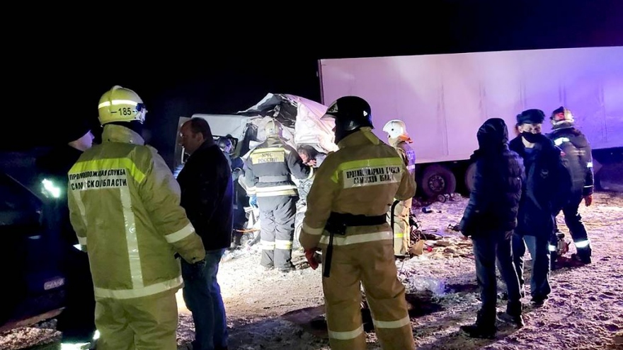 Tai nạn giao thông nghiêm trọng ở Nga khiến 12 người thiệt mạng