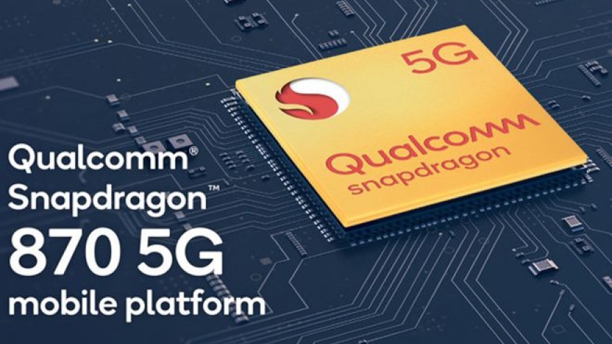 Qualcomm ra mắt chip Snapdragon 870 tích hợp 5G